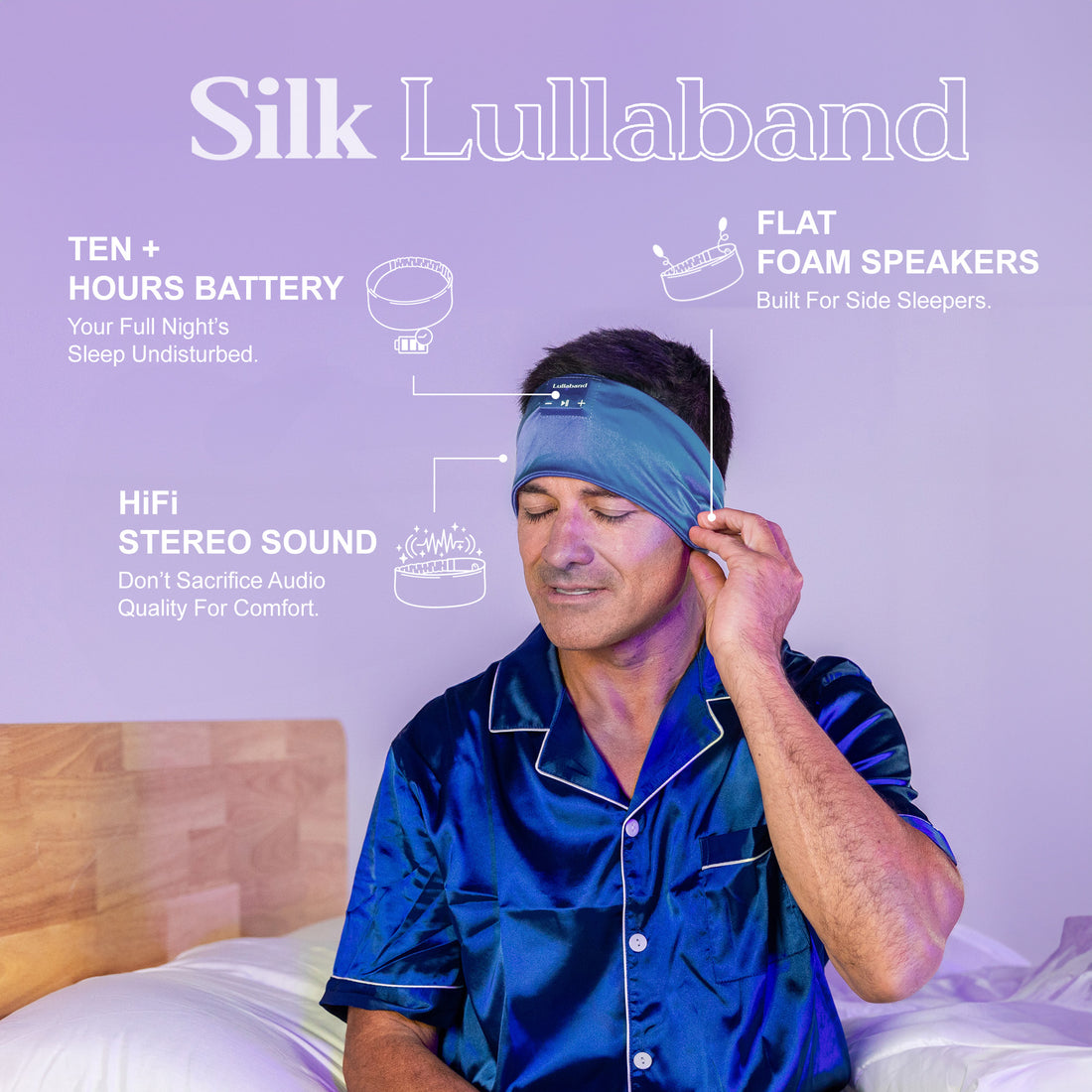 Lullaband Silk Sleep Headphones
